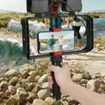 JMARY MT-33 Phone Stand Tripod ABS Video Recording Vlog Mobile Phone Rig Cage - Image 6