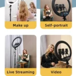 JMARY FM-19RS Photography LED Ring Fill Light 19-inch Touch Control Beauty Light - Image 6