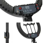 JMARY FM-18R LED Beauty Ring Light 18-inch Photography Live Streaming Fill Light - Image 3