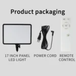 JMARY FM-17RS With Remote 17-inch Touch Control Dimmable LED Panel Light - Image 5