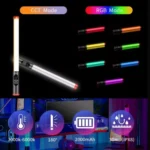 JMARY FM-128RGB Handheld LED Fill Light Outdoor Photography Light Waterproof RGB Light Stick - Image 5