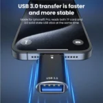 JS-72 USB Drive 2 in 1 Card Reader High-Speed USB 3.0 Converter USB-C/Type-C OTG Adapter - Image 2