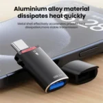 JS-72 USB Drive 2 in 1 Card Reader High-Speed USB 3.0 Converter USB-C/Type-C OTG Adapter - Image 5