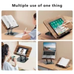 RS03 For 10-17 inch Device Adjustable Desktop Book Reading Laptop Holder Stand - Image 3