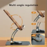 RS03 For 10-17 inch Device Adjustable Desktop Book Reading Laptop Holder Stand - Image 4