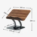 RS03 For 10-17 inch Device Adjustable Desktop Book Reading Laptop Holder Stand - Image 8