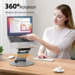 AS018-XS For 10-17 inch Device 360 Degree Rotating Adjustable Laptop Holder Desktop Stand - Image 4