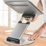AS018-XS For 10-17 inch Device 360 Degree Rotating Adjustable Laptop Holder Desktop Stand - Image 7