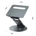 AS018-XS For 10-17 inch Device 360 Degree Rotating Adjustable Laptop Holder Desktop Stand - Image 8
