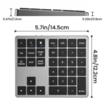 K-35 Computer Laptop Keyboard 35-Keys Tablet Accessories Bluetooth Keypad - Image 7