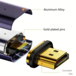 Type-C Female to HDMI 2.0 Male Converter Adapter 4K 60Hz HD Magnetic Plug - Image 4
