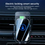 X10 15W Wireless Fast Charging Car Phone Navigation Holder - Image 5