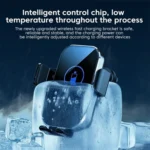 X10 15W Wireless Fast Charging Car Phone Navigation Holder - Image 6