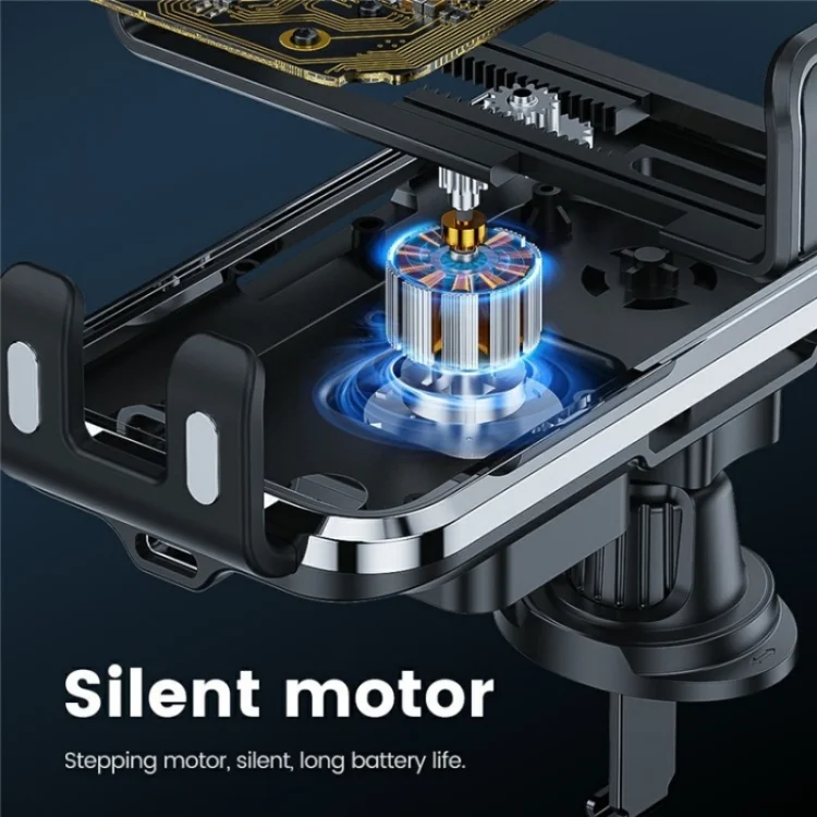 SYA0025576_B4.webp X11 15W Fast Charger Car Air Vent Hook Wireless Charger Intelligent Induction - Image 5
