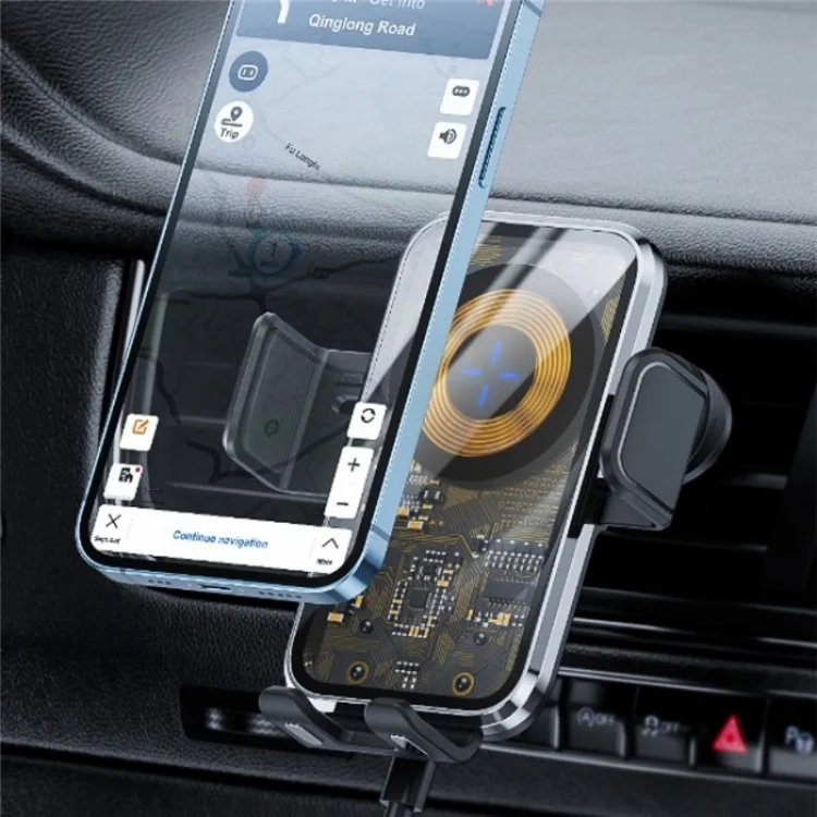 SYA0025576_B8.webp X11 15W Fast Charger Car Air Vent Hook Wireless Charger Intelligent Induction - Image 9