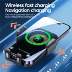 X12 Car Air Vent Touch Sensing Wireless Phone Charger Holder - Image 2