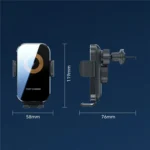 X12 Car Air Vent Touch Sensing Wireless Phone Charger Holder - Image 10