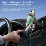 X10s Car Air Vent Hook 66W High Power Intelligent Induction Wireless Charger - Image 3