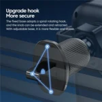 X10s Car Air Vent Hook 66W High Power Intelligent Induction Wireless Charger - Image 5
