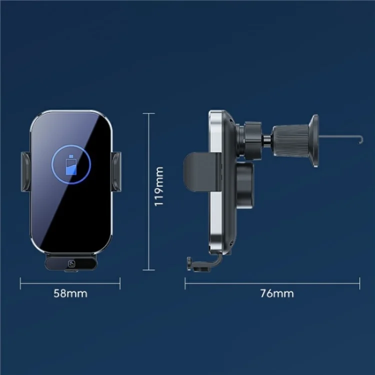 SYA0025578_B6.webp X10s Car Air Vent Hook 66W High Power Intelligent Induction Wireless Charger - Image 7