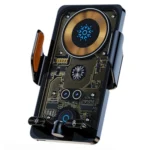 F18 With Infrared Sensor Phone Charging Aluminum Alloy Bracket Car Wireless Charger