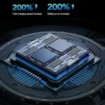 F18 With Infrared Sensor Phone Charging Aluminum Alloy Bracket Car Wireless Charger - Image 7