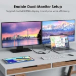 WAVLINK WL-UHP510Pro 4K/60Hz Video Converter USB-C Male to Dual HDMI Female Adapter - Image 11