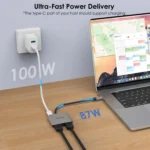 WAVLINK WL-UHP510Pro 4K/60Hz Video Converter USB-C Male to Dual HDMI Female Adapter - Image 6