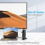 WAVLINK UG69PD5 USB-C HD 60Hz Monitor Adapter Dual 4K Display Docking Station - Image 7