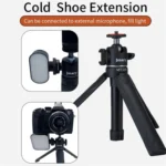 JMARY MT-29 Mini Extendable Live Streaming Desktop Tripod Selfie Stick Camera Phone Holder - Image 2