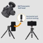 JMARY MT-30 Desktop Tripod Camera Phone Projector Selfie Stick 5-section Adjustable Tripod - Image 5