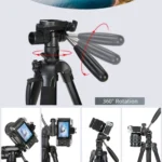 JMARY KP-2274 5-section Adjustable Monopod Multi-function Outdoor Photography Tripod - Image 6