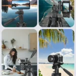 JMARY KP-2274 5-section Adjustable Monopod Multi-function Outdoor Photography Tripod - Image 10