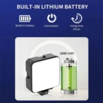 JMARY FM-69RGB Portable Mini RGB Video Light Camera Light Photography Lighting Lamp - Image 4