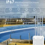 WAVLINK WN573HX3 AX3000 Waterproof Outdoor WiFi Wireless Outdoor Dual Band Router - Image 9