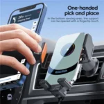 X16 Car Smart Sensor Phone Holder Magnetic Phone Mount Automatic Wireless Charger - Image 3