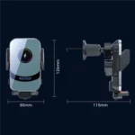 X16 Car Smart Sensor Phone Holder Magnetic Phone Mount Automatic Wireless Charger - Image 8