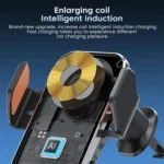 X15 Wireless Charger Mobile Phone Bracket Car Air Vent Cell Phone Mount Holder - Image 4