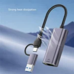 T30B USB / Type-C to Gigabit Hub Adapter for Laptop Tablet PC Phones Docking Station - Image 3