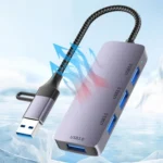 T203 USB + Type-C 3.0 Converter Hub 5Gbps USB 3.0 Data Transfer Adapter for Laptop / Tablet PC - Image 6
