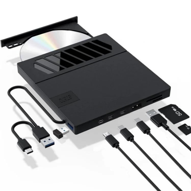 SYA0025987_1.webp BT670 With SD TF Card Slot Multi-Function External Optical Drive DVD Burner Writer - Image 2