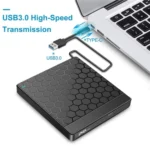 042 Football Pattern USB3.0 / Type-C Computer Laptop External Optical Drive Burner DVD Burner - Image 6