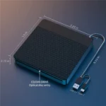 X001 USB 3.0+Type-C Disc Player External Optical Drive CD / DVD Burner Reader - Image 7