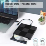 009 With USB Port for Laptop Computer External DVD Drive USB 3.0+Typle-C Adapter - Image 2