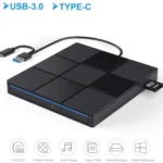 009 With USB Port for Laptop Computer External DVD Drive USB 3.0+Typle-C Adapter - Image 6