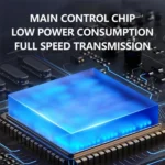 S186 Aluminum Alloy NVME M.2 External Hard Drive Enclosure USB3.1 10Gbps SATA SSD Case - Image 3