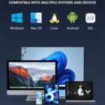 S186 Aluminum Alloy NVME M.2 External Hard Drive Enclosure USB3.1 10Gbps SATA SSD Case - Image 6