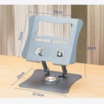 G69 Heat Dissipation Rotatable Notebook Desktop Stand Aluminum Alloy Foldable Laptop Bracket - Image 9