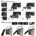 Camera Strap Canvas Neck Shoulder Strap with Quick Release Buckles for DSLR / SLR Camera - Image 8