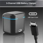 GP-810 Rechargeable 3-Battery Charger Station Storage Case for GoPro HERO5 /6 /7 /8 - Image 5